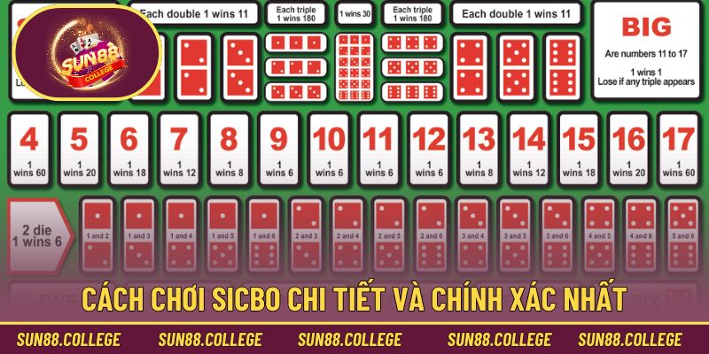 Cách chơi sicbo chi tiết và chính xác nhất