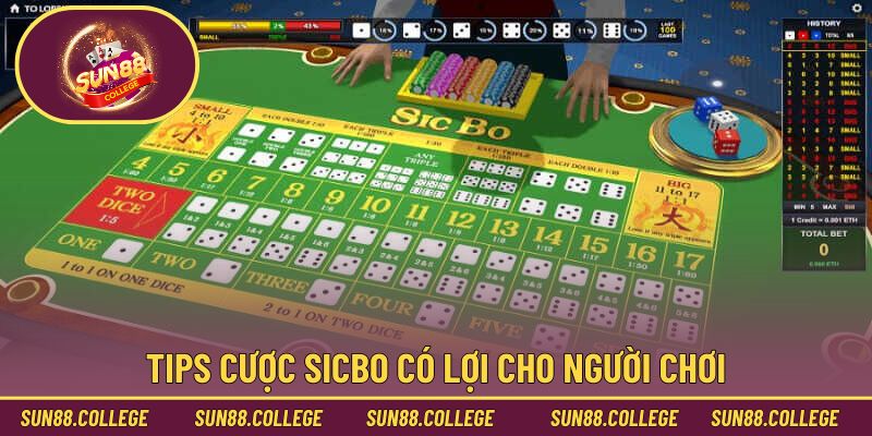 Tips cược sicbo có lợi cho người chơi